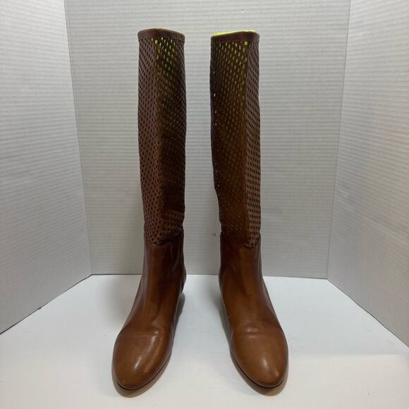 Loeffler Randall leather boots sz 7.5‎ - Picture 1 of 9